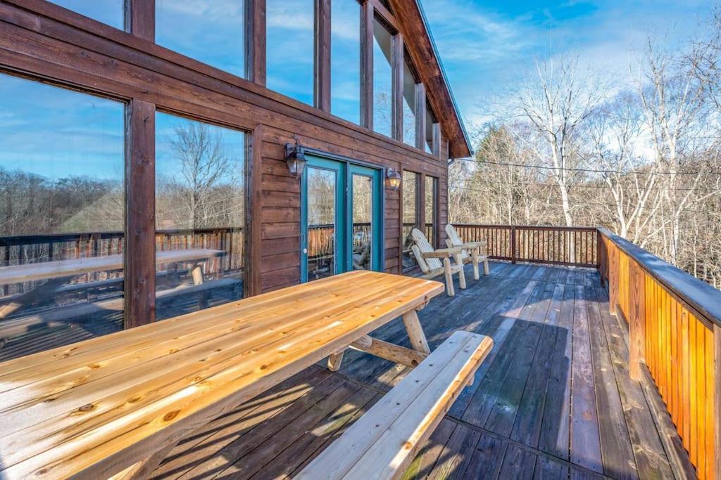 Dog Friendly! Views! Hot Tub! Close To Pf! Gsmnp 세비어빌 외부 사진